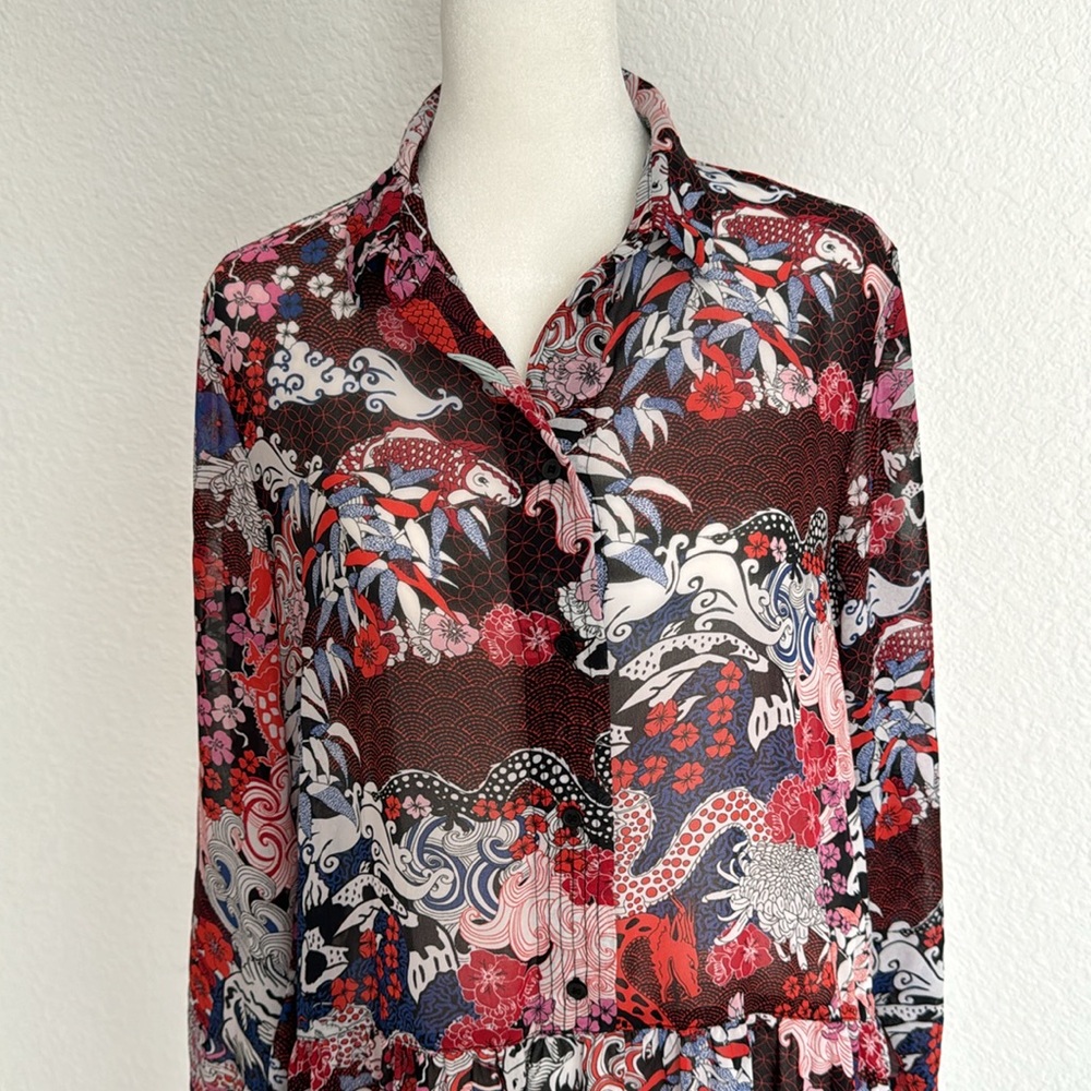 Monki maxi summer dress with print